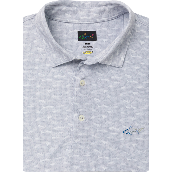 Greg Norman Ventilated Grid Shark Polo