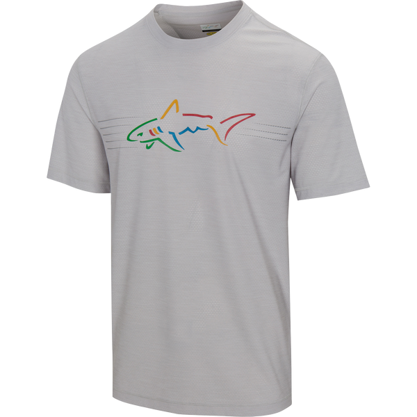 greg norman Ventilated Shark Tee