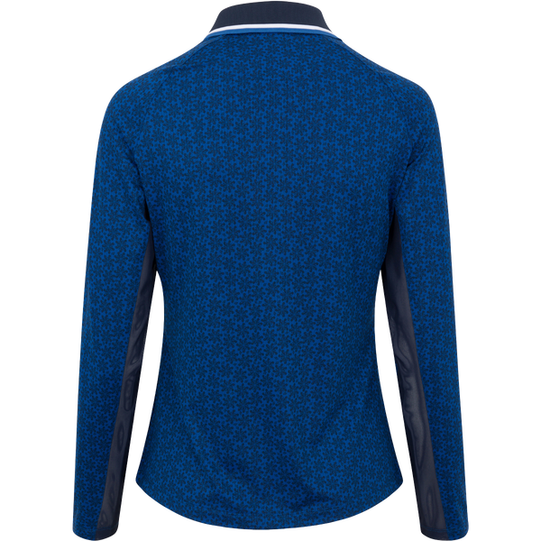 Greg Norman Ventilated Sunbursts Long Sleeve Polo