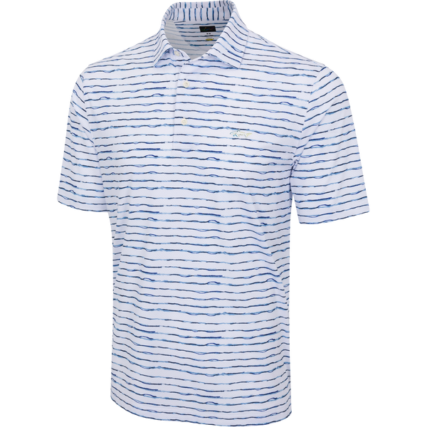 Greg Norman Watercolor Stripe Polo