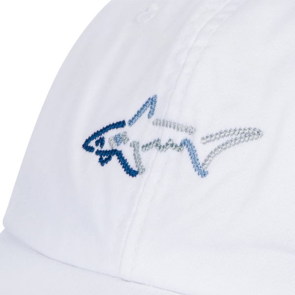 Greg Norman Women's Cotton Needlepoint Shark Cap