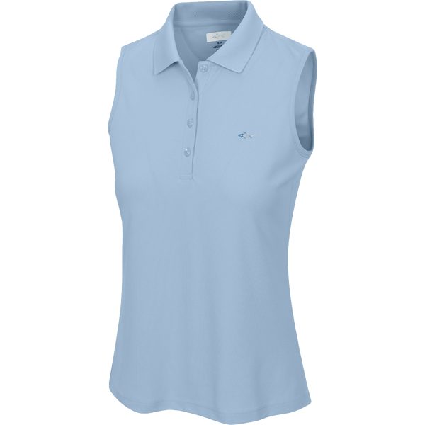 Greg Norman Women's Sleeveless Classic Pique Polo
