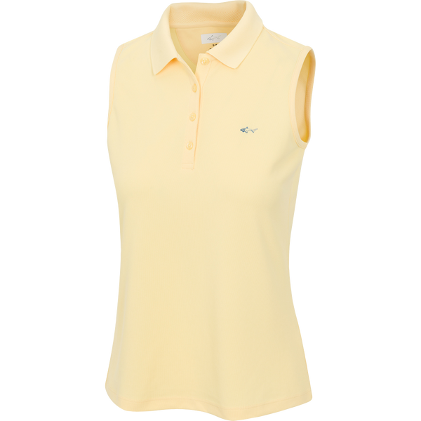 Greg Norman Women's Sleeveless Classic Pique Polo