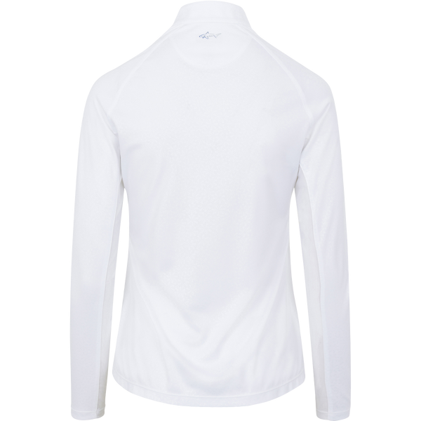 Greg Norman ML75 Retro Flowers Embossed Quarter Zip