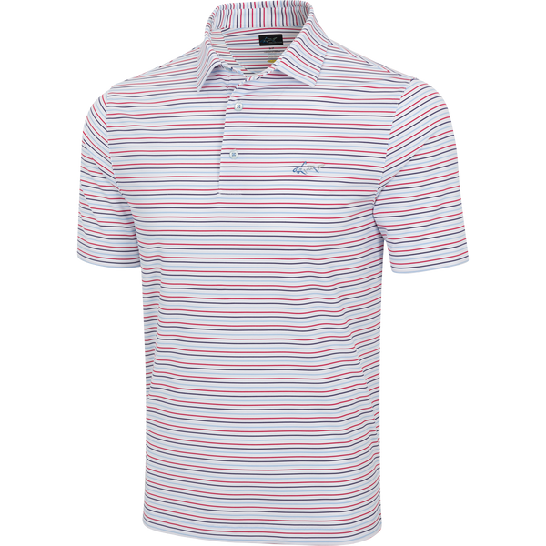 Greg Norman ML75 Stretch Jersey Game Day Stripe Polo