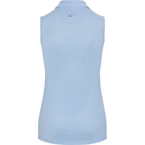Greg Norman Sleeveless Freedom Micro Pique Stretch Polo