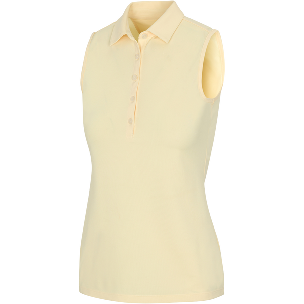 Greg Norman Sleeveless Freedom Micro Pique Stretch Polo