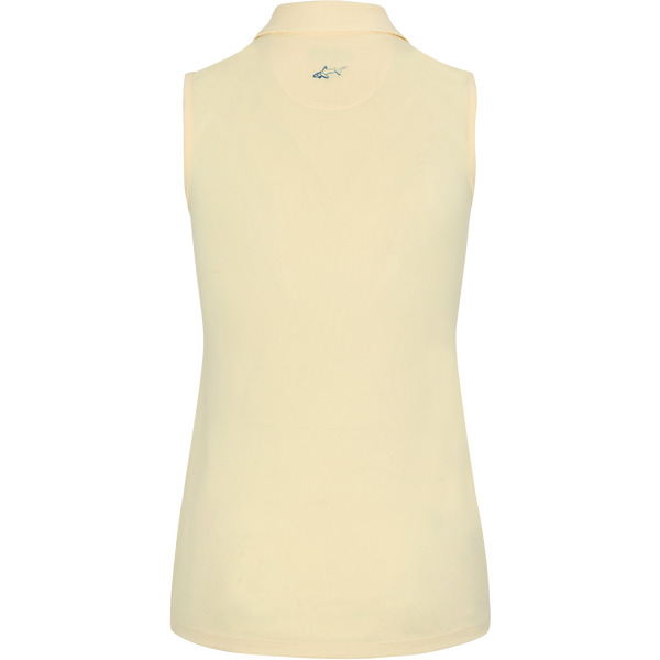 Greg Norman Sleeveless Freedom Micro Pique Stretch Polo