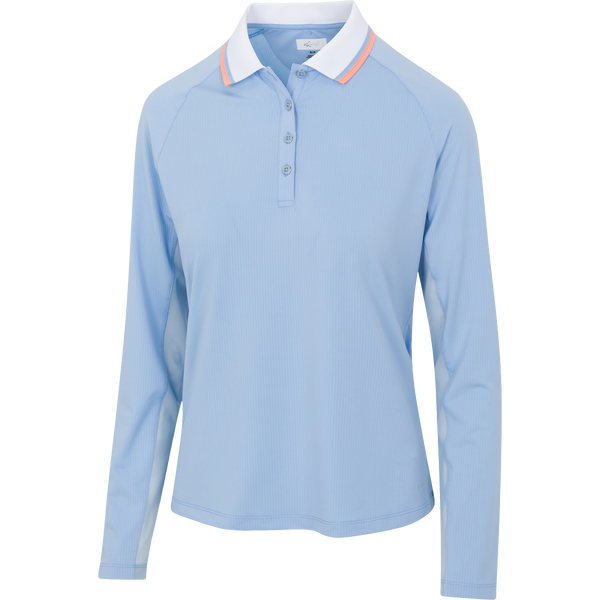 Greg Norman Sun-Protection Dreamscape Long-Sleeve Polo
