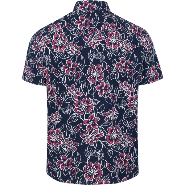 Greg Norman Tropical Floral Short-Sleeve Button Down