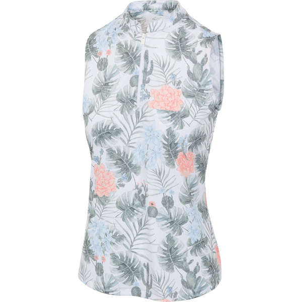 greg norman Ventilated Desert Dream Sleeveless Polo