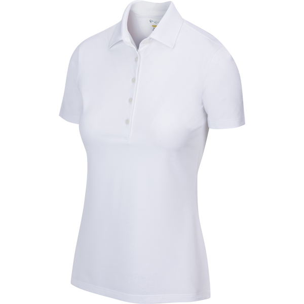 Greg Norman Women's Freedom Micro Pique Stretch Polo