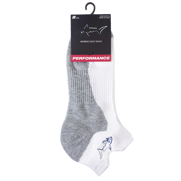Greg Norman Women's Two-Tone Performance Socks (2-Pack)