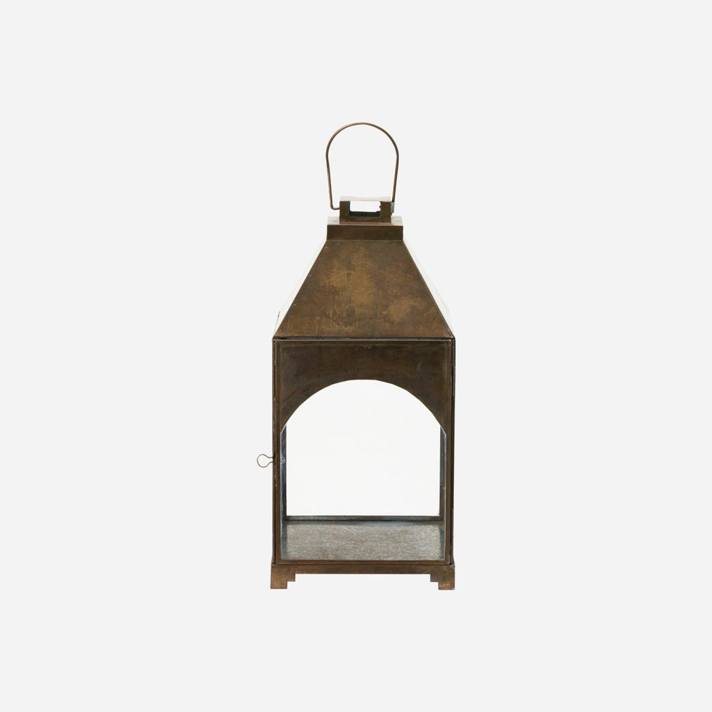 Greige Antique Brass Lantern - Arch - House Doctor Denmark