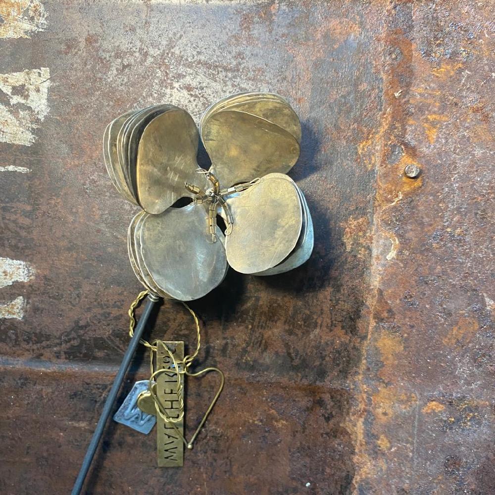 Greige Antique Silver Christmas Rose - Botanical Range - Walther & Co