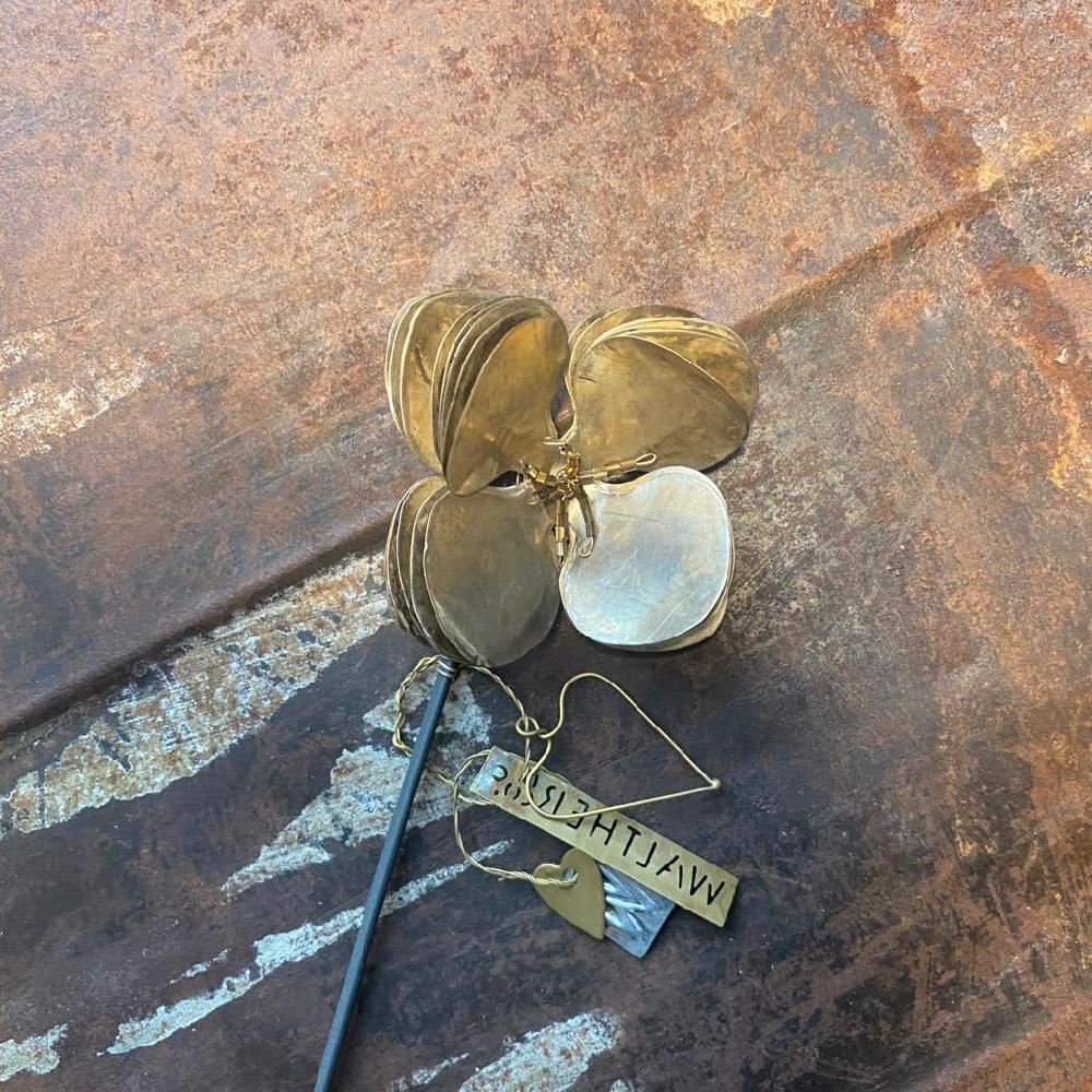 Greige Antique Silver Christmas Rose - Botanical Range - Walther & Co