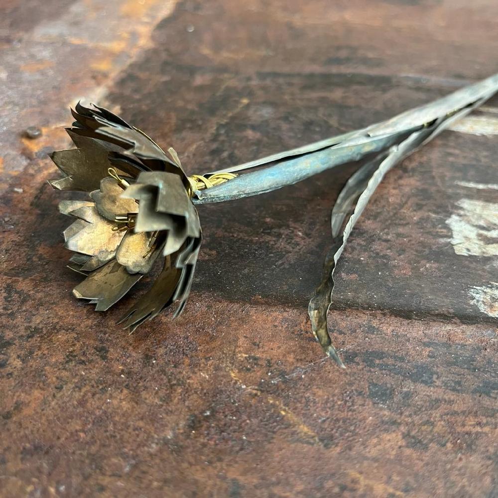 greige Antique Silver Cornflower - Walther & Co Denmark