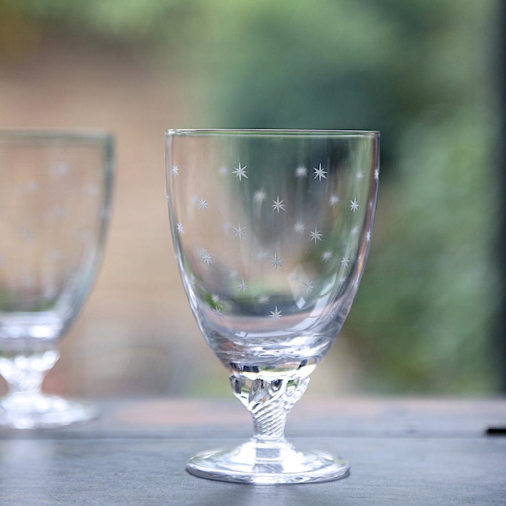 Greige Bistro Wine Glass - Boxed Set Of Six - Four Style Options