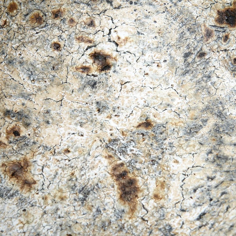 Greige Burned Terracotta Bowls - Antique Cream Finish