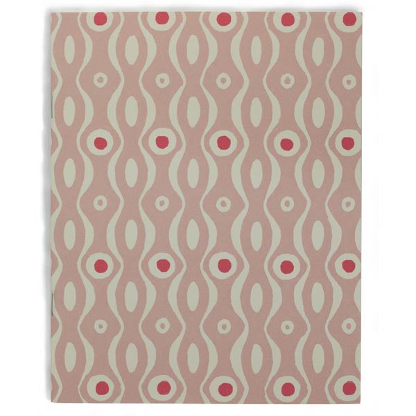 Greige Exercise Book - Persephone Pink & Raspberry - Cambridge Imprint