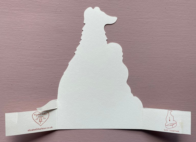 Greige Faithful Friend Stand Up Card - Elizabeth Harbour