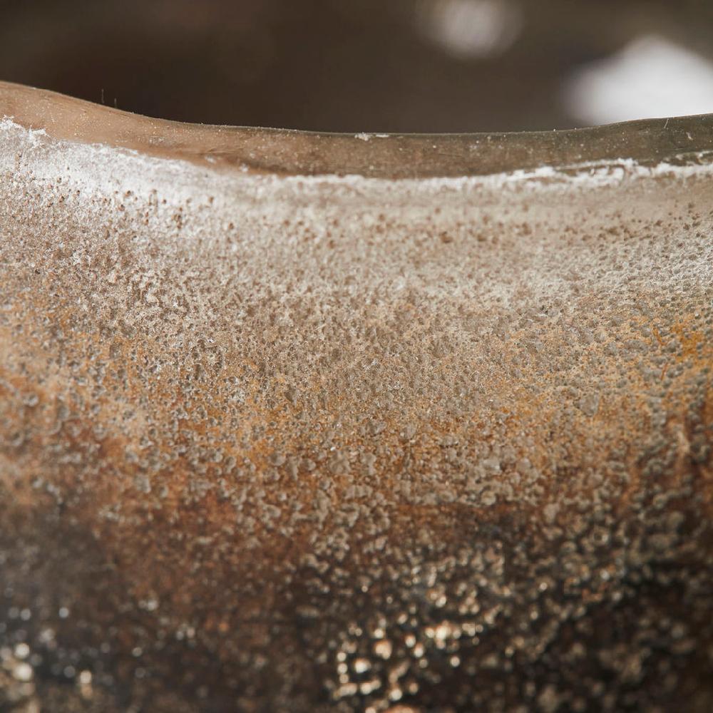 Greige Frosted Glass Tealight Holder - Pearl - House Doctor Denmark