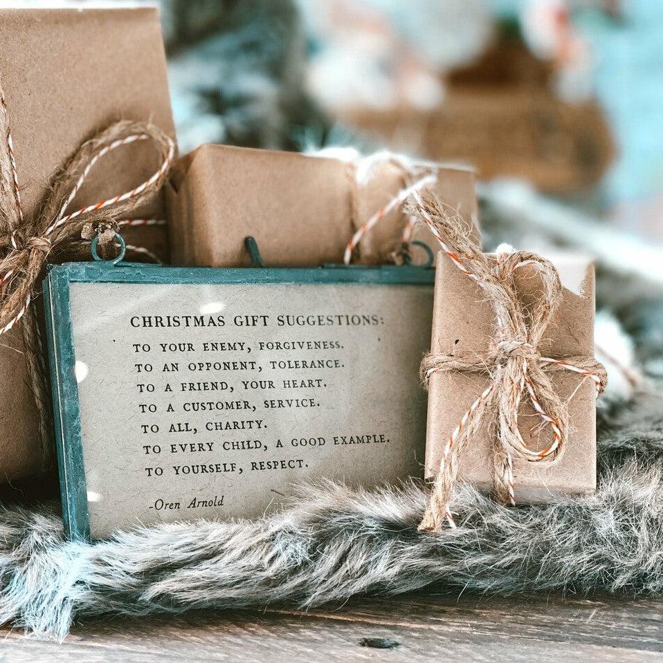 Greige Gathered Thoughts - Christmas Collection - Set Of 25