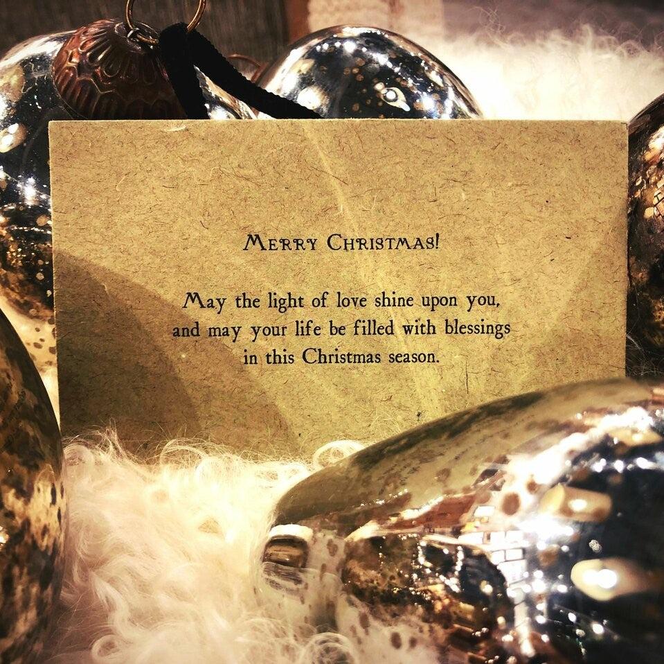 Greige Gathered Thoughts - Christmas Collection - Set Of 25