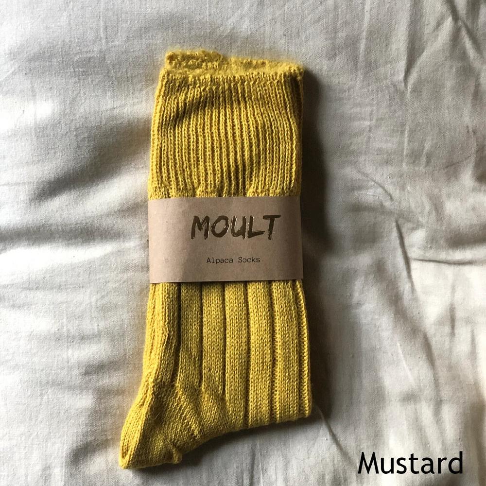 Greige Alpaca Bed Socks