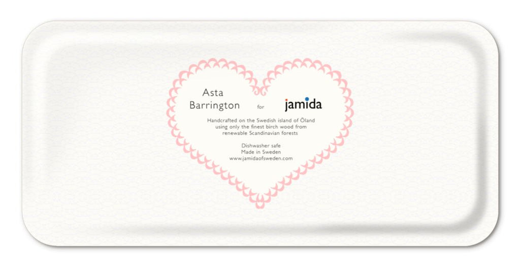 Greige Amore Tray - Light Pink - 32x15cm