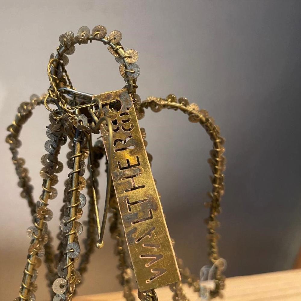 Greige Antique Gold Angel From Walther & Co Denmark