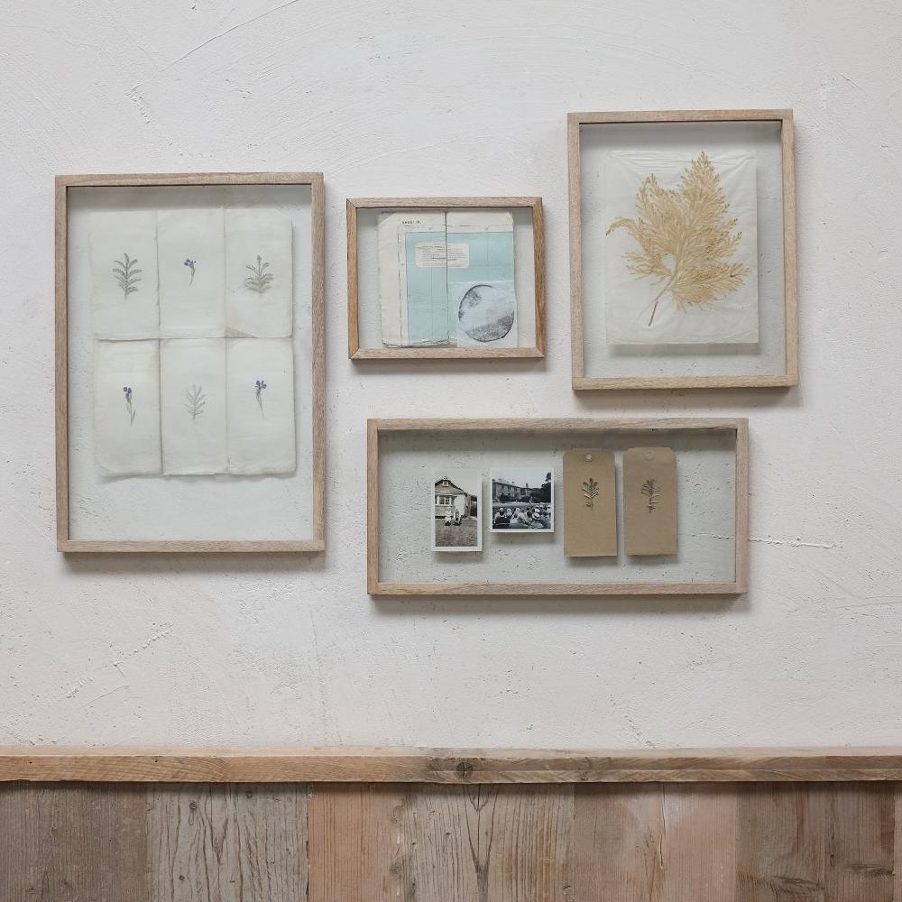 greige Artisan Wood Frame - Four Sizes