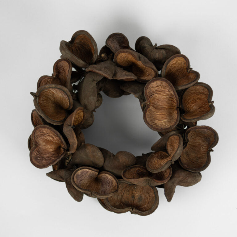 Greige Badam Nut Wreath