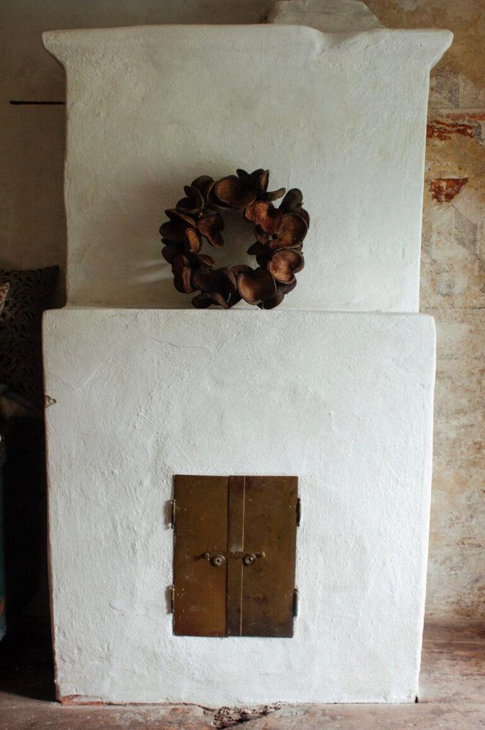 Greige Badam Nut Wreath