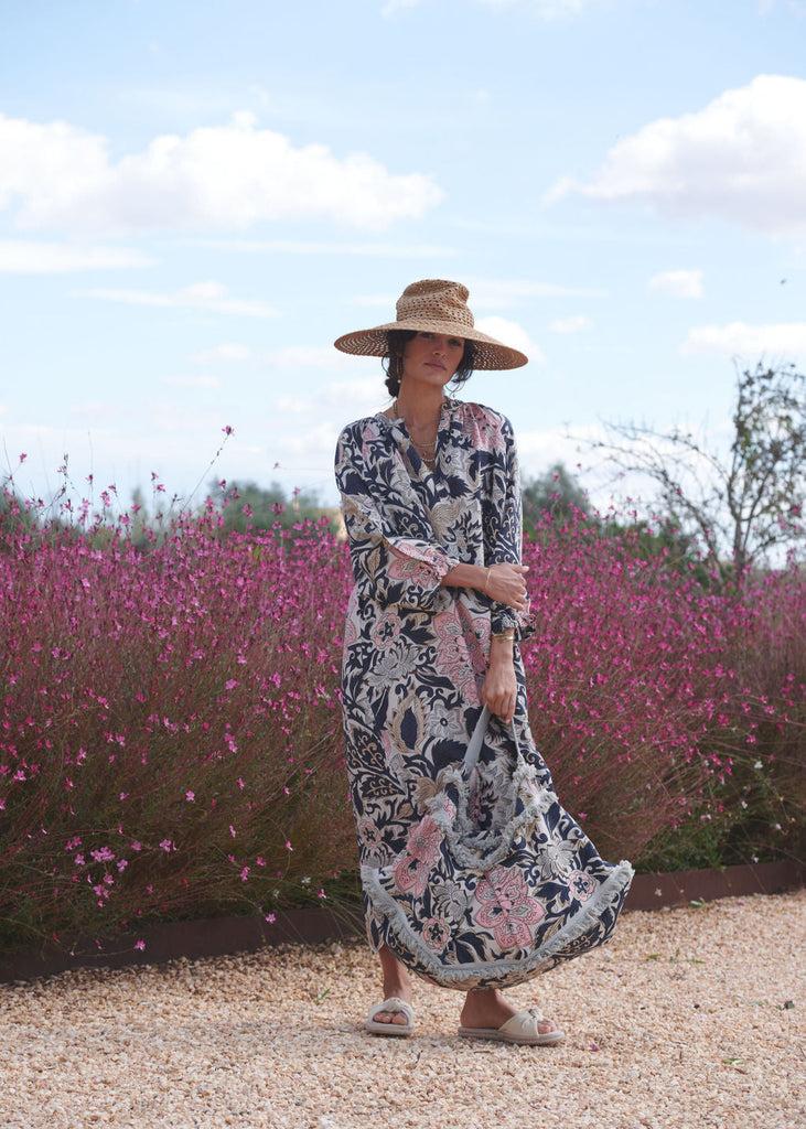 Greige Block Taupe Raglan Dress - One Hundred Stars