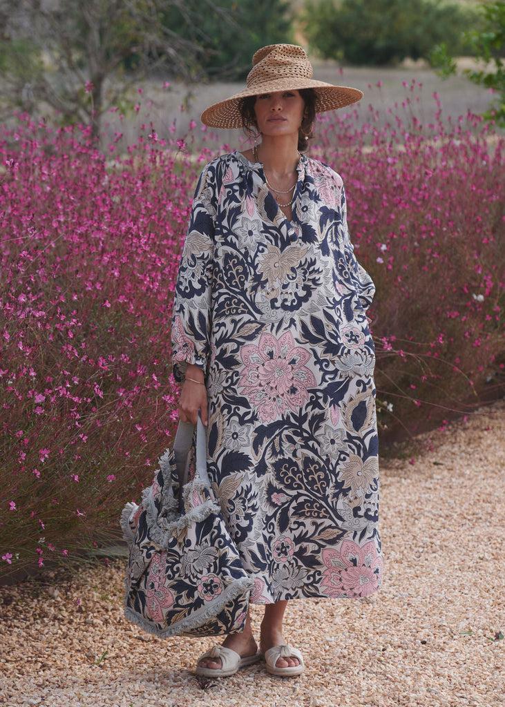 greige Block Taupe Raglan Dress - One Hundred Stars