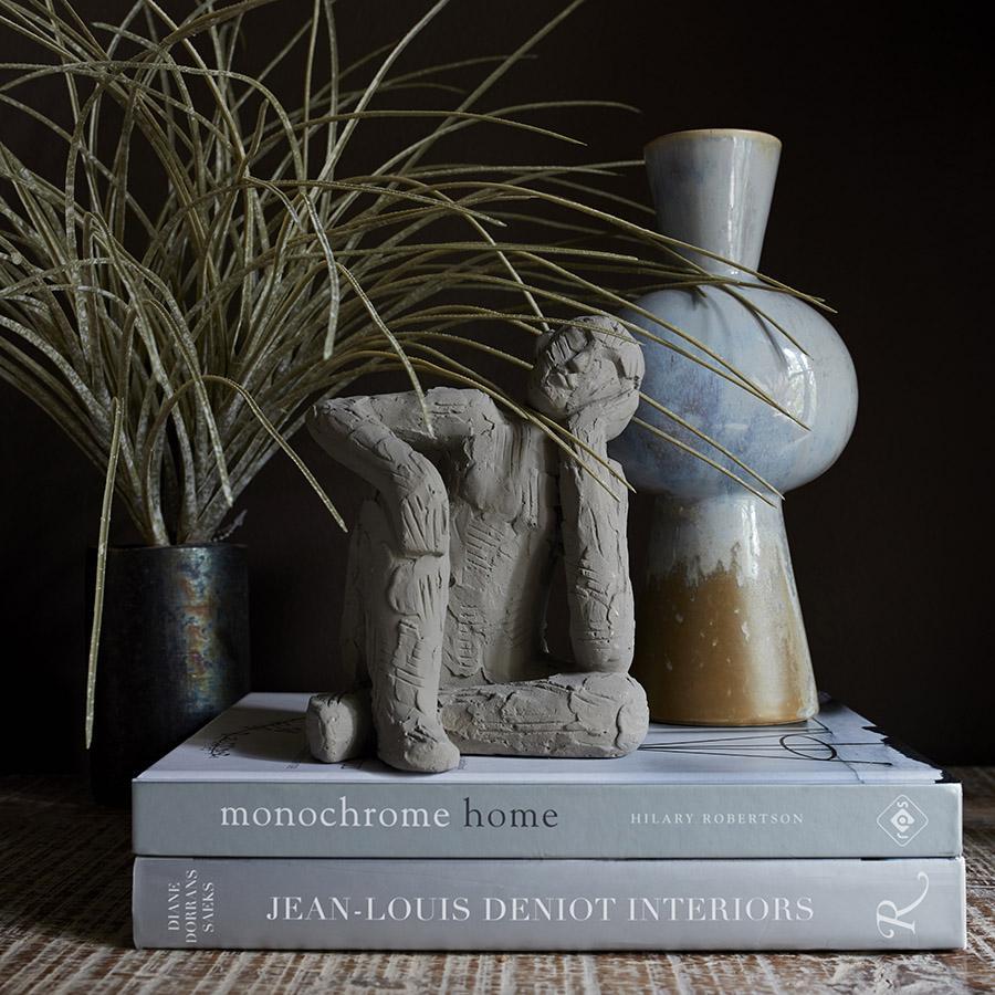 Greige Bobby Sculpture