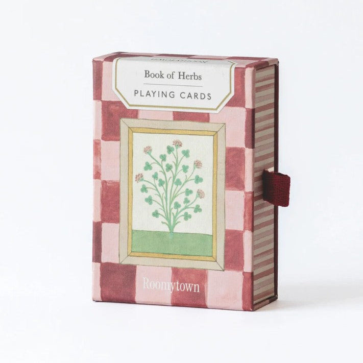 Greige Book Of Herbs Single Playing Card Deck