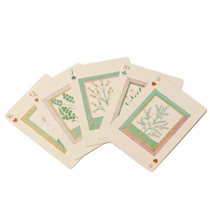 Greige Book Of Herbs Single Playing Card Deck