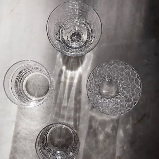 Greige Boucle Glass - Clear - Olsson & Jensen Sweden