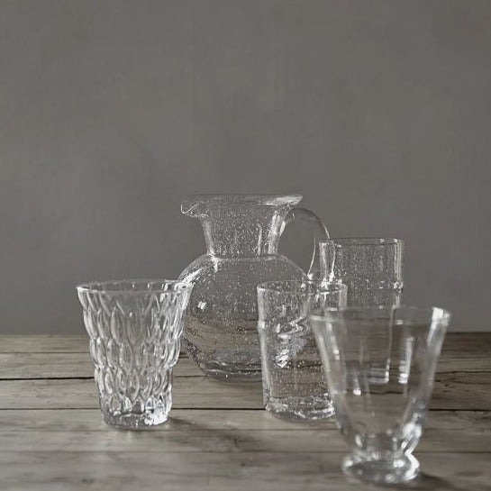 Greige Boucle Glass - Clear - Olsson & Jensen Sweden