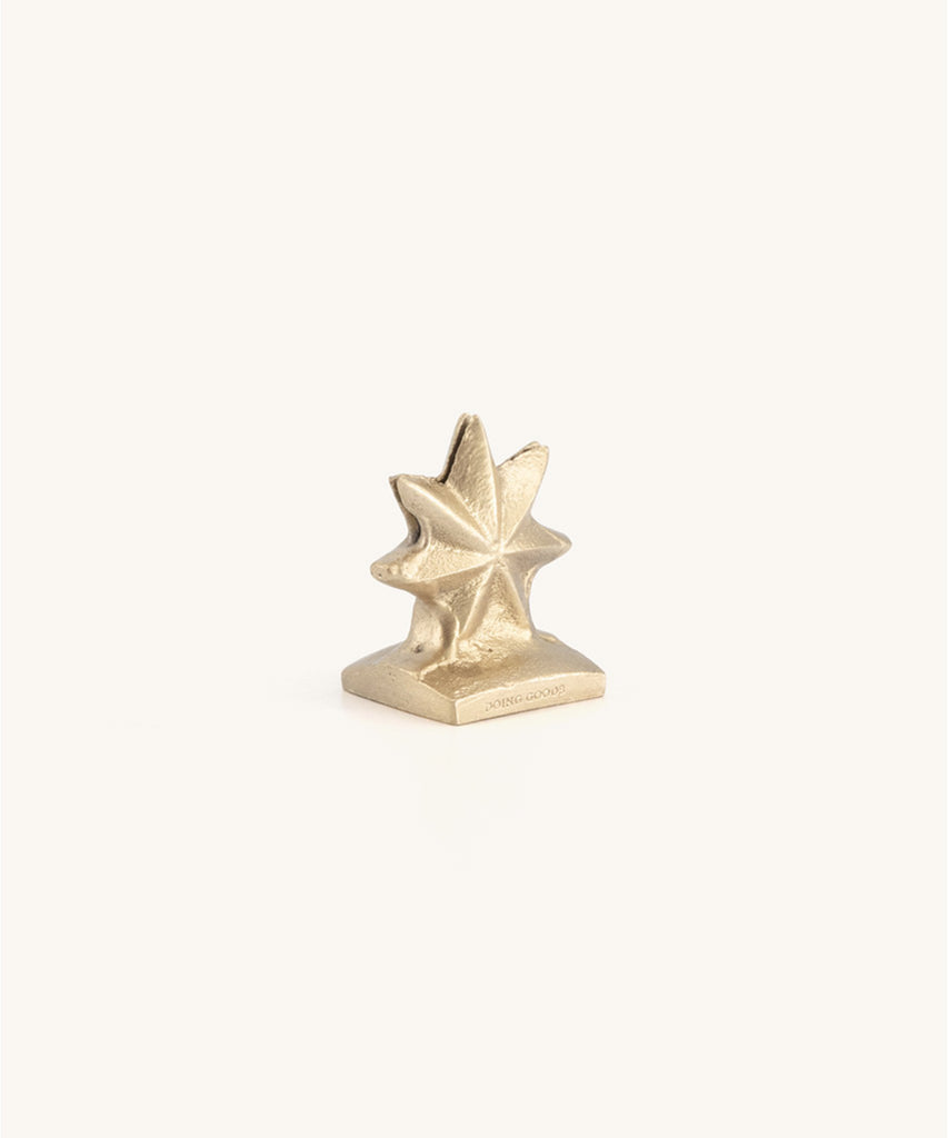 Greige Brass Star Card Holder Or Place Name Holder