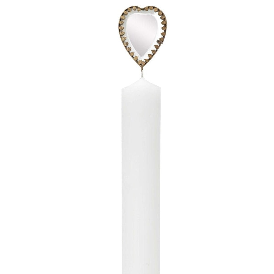greige Candle Decoration - Amour - Boncoeurs