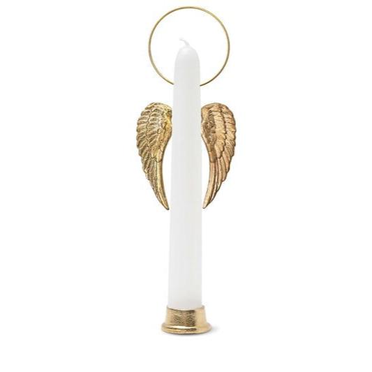 Greige Candle Decoration - Angel - Boncoeurs