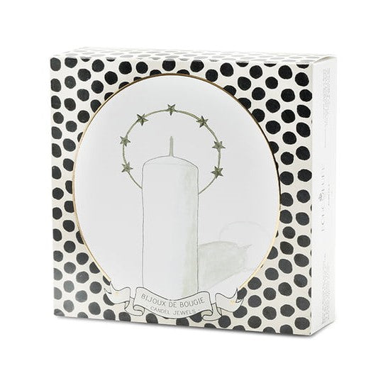 Greige Candle Decoration - Large Aureole - Boncoeurs