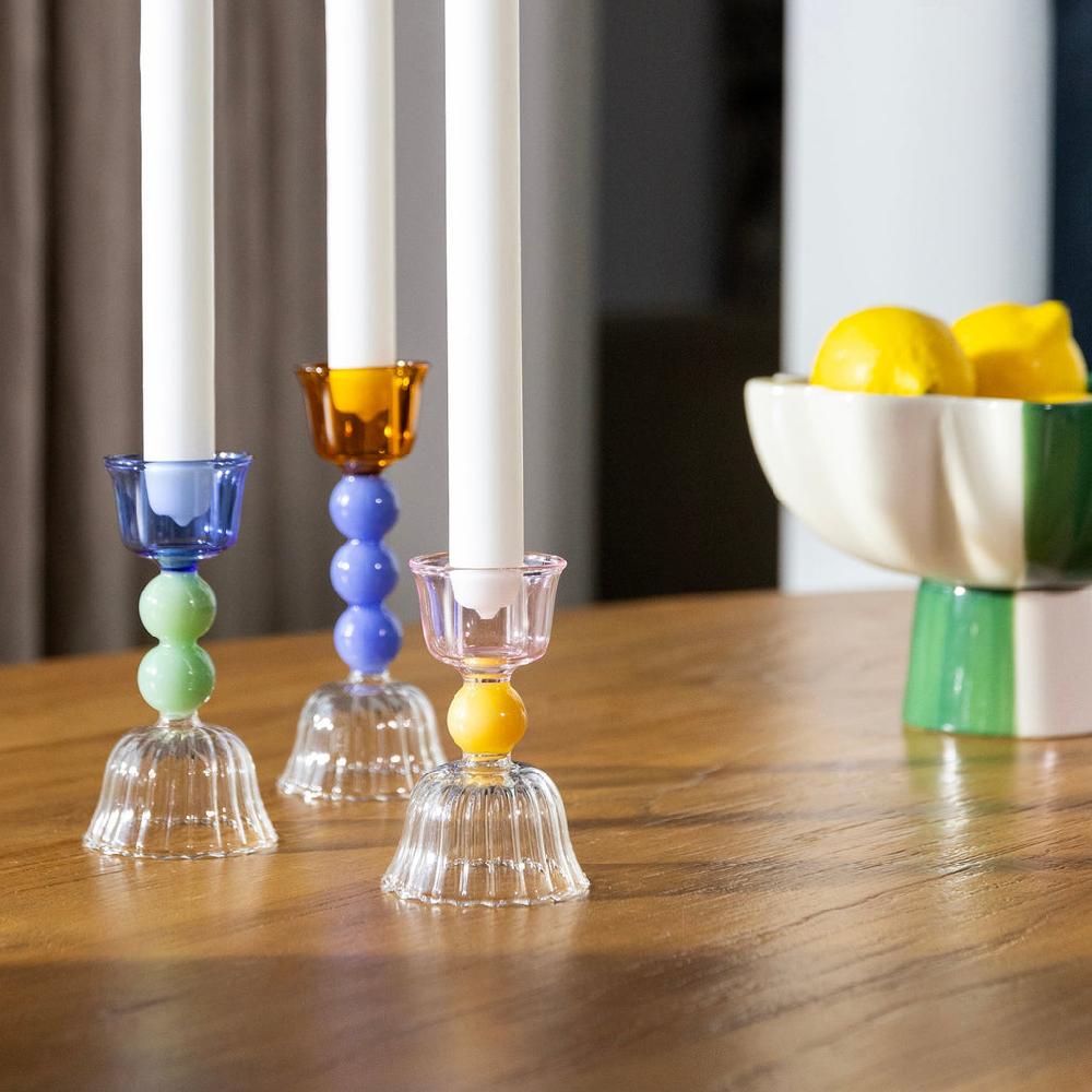 Greige Candle Holder Perle - &Klevering Amsterdam