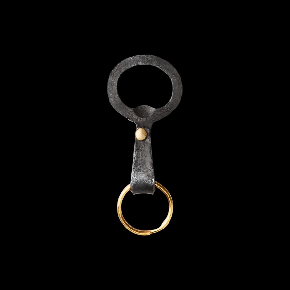 greige Cast Iron Bottle Opener