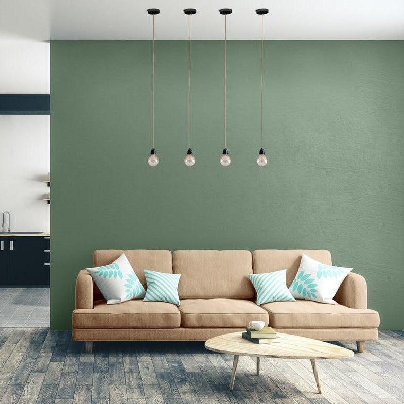 Greige Ceiling Pendant Light Fitting - 2.5m