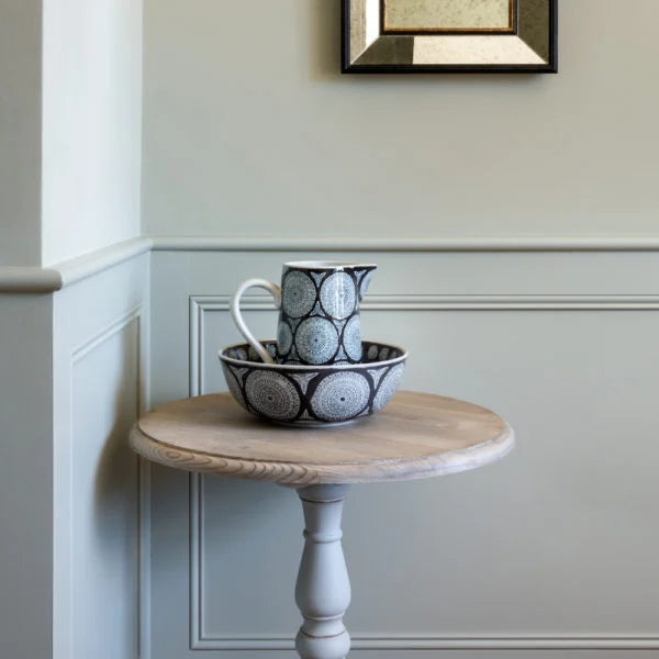 greige Charcoal Imra Ceramic Jug