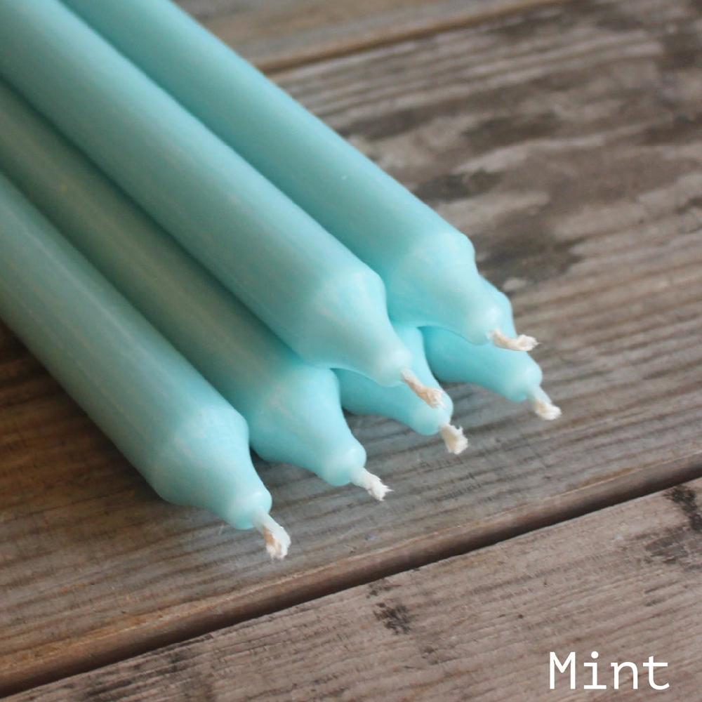 Greige Classic Coloured Dinner Candles